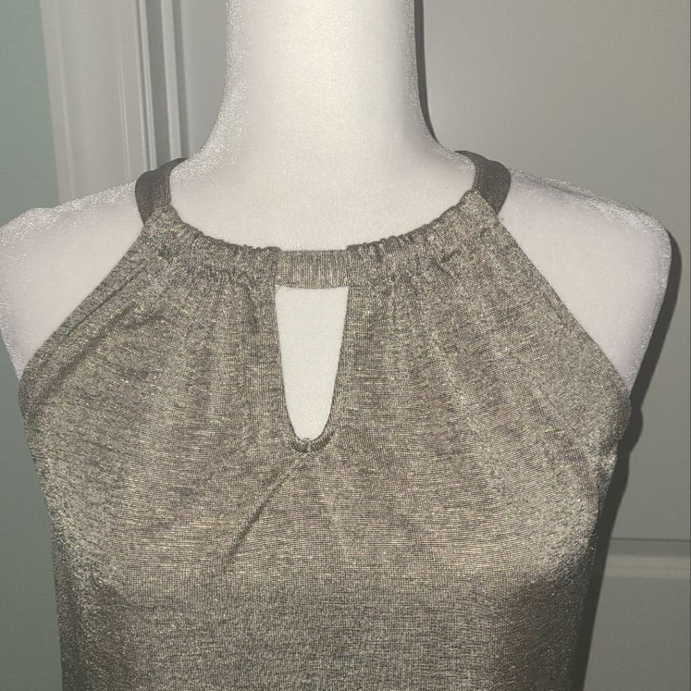 INC Silver Shimmer Tank Blouse - Picture 5 of 9
